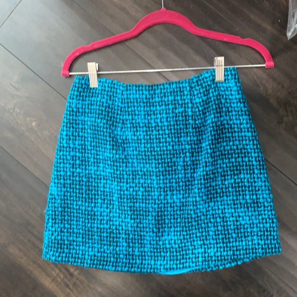 Alice and Olivia Tweed Mini Skirt